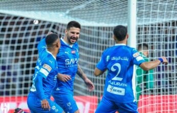 مباراة الهلال والأخدود