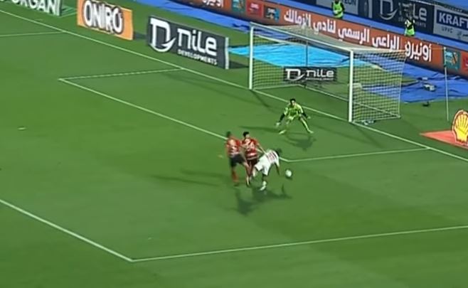 ركلة جزاء الزمالك أمام الأهلي