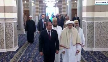 الرئيس السيسي يفتتح مسجد السيدة زينب بعد تطويره